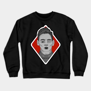 Sad male clown Crewneck Sweatshirt